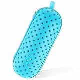 Schwimmbrillen-Etui,Schwimmbrille Etui mit Reißverschluss,Brillenetui mit Abflussloch für Schwimmbrillen,Brillenetui Hardcase Sonnenbrille Etui,Hartschale Eva-Brillenetuis,für Herre Dame Schwimmbrille