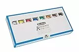 Schmincke – AKADEMIE Acryl, Grundsortiment 8 x 60 ml-Tuben, 76 011 097, Kartonset, brillante, farbstarke, hoch lichtechte Farbtöne, kadmiumfrei, feine Künstler-Acrylfarben