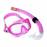 Aqua Lung Sport Mix Maske und Schnorchel Combo S Clear Lens/Pink