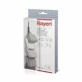 Rayen | Premium Handtaschenhalter | Platzsparend | Für Türen und Schränke | 7 Aufhänger mit Klettverschluss | Strapazierfähiges Material | Inklusive Bügel und Aufhänger | Maße: 95x7.5 cm