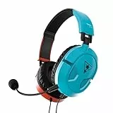 Turtle Beach Recon 50 Rotes/Blaues Gaming-Headset für PS5, PS4, Xbox Series X|S, Xbox One und PC