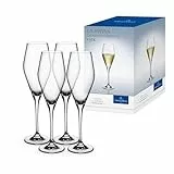 Villeroy & Boch – La Divina Champagnerkelch Set 4 Teilig, Champagner Gläser, Sektkelche, Hochwertige Sektgläser, Sektflöten, Prosecco Gläser, Für Champagner, Sekt, Prosecco Oder Crémant, Kristallglas