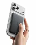 Baseus Picogo AM41 Power Bank, 10000mAh Qi2 Magsafe Powerbank 15W Wireless, Ultra Slim, PD 27W Schnellladung, Magnetische Externe Batterie für iPhone 17/16/15/14/13/12, Schwarz
