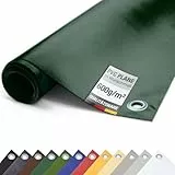 ANKO PLANEN 600 g/m² PVC LKW Abdeckplane mit verzinkten Ösen 50 cm – UV-stabil & reißfest Matte Schutz- & Industrieplane (Grün, 3m x 2m)