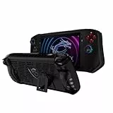 TGDPLUE Schutzhülle kompatibel mit Msi Claw, weiche TPU-Schutzhülle mit Ständer für Msi Claw Handkonsole, Schwarz