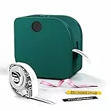 Phomemo P12 Etikettendrucker Bluetooth, Mini labelmaker Beschriftungsgerät selbstklebend, Thermo Etikettiergerät Kompatibel with iOS & Android, labeldrucker für Zuhause und das Büro-Dunkelgrün