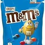 M&M's Crispy Schokolade, 1 x 128g, Knusprige Schokolinsen