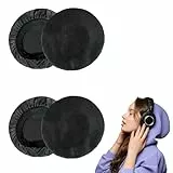 4 Stücke Dehnbare Waschbare Kopfhörer, Durchmesser 9cm, Abdeckungen aus Strickstoff Ohrpolster Earpads Cover Fits 2.3' - 3.4' (6cm - 8.5cm) Headphone, Weich und bequem, für Schützen Sie das Headset