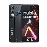 nubia ZTE Neo 3 GT 5G Gaming Smartphone mit IA, 12GB+256GB, Seitenauslöser, LED-Lichter, 6,8' 120Hz OLED Display, 5000mAh Akku, Android 15, grau