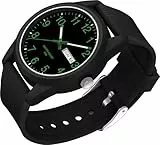 findtime Armbanduhr Herren Quarzuhr Analog, Sporliche Uhr Herren Damen 50M Wasserdicht Silikonband Casual Armbanduhren für Jugendliche mit Datum Wochentag Leuchtzeiger Große Zahlen