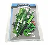 Theonoi Schreibwarenset (7-teilig), Minecraft Schulschreibset für jeden Gamer -Fan! Geschenk für Schulanfang zum befüllen der Schultüte Mitgibsel, Stifte Notizblock Bleistifte Lineal Anspitzer Lineal