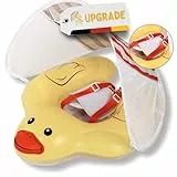 EDWEKIN® Premium Baby Schwimmring mit Sonnendach | Süßer Enten-Schwimmreifen mit UV-Schutz 50+| Schwimmhilfe & Baby Float für Kinder von 3–36 Monaten | Jetzt Wieder verfügbar!