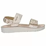 Geox Mädchen J Costarei Gi Sandalen, Gold, 33 EU