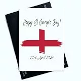 Peachy Antics Karte zum 24. April mit der Aufschrift Happy Saint George's Day, England, für Ihn, für sie, AP125