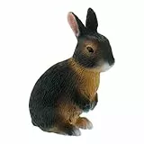 Bullyland 64612 - Spielfigur Kaninchen, ca. 5 cm große Tierfigur, detailgetreu, PVC-frei, ideal als kleines Geschenk für Kinder ab 3 Jahren