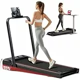 Laufband für Zuhause klappbar 12km/h, Laufband mit Steigung für Zuhause 15%, Walking Pad mit Steigung max. Belastung 136 kg.