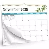 AEYAKA Kalender 2026 Wandkalender, 21 cm x 30 cm, A4 Planer 14 Monate November 2025 - Dezember 2026, Monatlicher Hängender mit Ferienübersicht, Deutsch