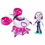 Marvel Spidey and His Amazing Friends Ghost-Spider Copter Set, Action Figure with Vehicle and Accessory, Marvel Toys, Preschool Toys, Super Hero Toys