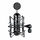 Blue Microphones Blackout Spark SL XLR-Kondensatormikrofon mit Mikrofonspinne, Nierencharakteristik, Für Aufnahmen, Broadcasting, Podcasting, Twitch, YouTube Streaming - Schwarz