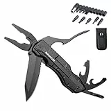 RAXCO 18-in-1 Multifunktionswerkzeug - Kompaktes Outdoor-Überlebenstool mit Zange, Messer, Flaschenöffner und Schraubenzieher für Jagd und Angeln
