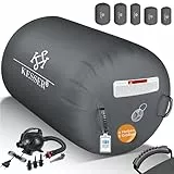 KESSER® Aufblasbare Airtrack | inkl. Tragetasche & elektr. Luftpumpe | Barrel Tumbling, Yoga, Fitnessmatte, Trainingshilfe, Turnmatte, Balance Trainer, Sportmatte, Gymnastikmatte, Workout