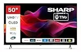Sharp 50HM5745E QLED Fernseher 50 Zoll Smart TV Powered by TiVo - 4K UHD Fernseher mit Dolby Vision HDR, Dolby Atmos und Triple-Tuner, QLED TV (2026)