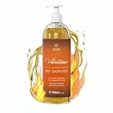 Vibratissimo Hot Moments 1000 ml Massageöl - Aufheizendes Massageerlebnis - Stimulierende Massageöle, Entspannung für Paare & Gleitöl