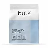 Bulk Pure Whey Protein Pulver | Schokolade Erdnuss | 22g Protein & 5g BCAAs pro Portion | Whey Shake | Wenig Zucker | Unterstützt Muskelaufbau & Regeneration | Leicht mischbar | Vegetarisch | 1kg
