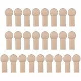 ULTNICE Holzklammern zum Aufhängen, Kleiderhaken, Shaker, Holzzubehör, 25 Stück/Set