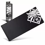 DPI Merchandising The Witcher Mousemat 'Signs' - Schwarz, 80 x 35 cm, Naturkautschuk & Glatte Oberfläche