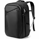 Inateck 40L Reiserucksack mit 26 Taschen, TSA Freundlich Handgepäck Rucksack Herren für 15,6-16 Zoll Laptop, Travel Backpack für Geschäftsreisen, Business Reise, Schwarz