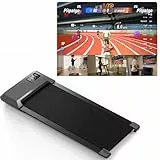 Superun Raceable Walking Pad – Laufband für Zuhause 2.5 PS mit App und Fernbedienung – Laufband Schreibtisch max 136 kg mit Multi-Runner-Rennen und Training Couses