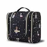 Lychii Kulturbeutel zum Aufhängen, Groß Wasserdicht Waschtasche, Reise Kosmetiktasche Waschbeutel, Makeup Tasche Toiletttasche für Frauen & Mädchen