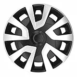 AUTO-STYLE Satz Radzierblenden Revo-VAN 16-Zoll Silber/Schwarz (Sphäre)