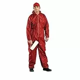Reis KOM Maleranzug | Ganzkörperanzug | Overall | Schutzanzug | Lackieranzug | Rot | XXL Größe