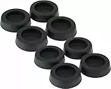 2x Inline Gummi-Füße - für PC Gehäuse - 4er Pack - schwarz ( = 8Stück )