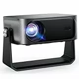 4K Smart Beamer mit Netflix-App & Kinoähnlichem Sound, iSinbox Autofokus & Trapezkorrektur, WiFi 6＆ Bluetooth 5.3, HDR10+, intelligenter tragbarer Projektor mit schwenkbarer Heimkino Beamer