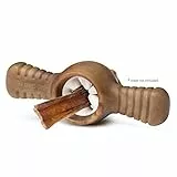 Benebone Durable Interactive Pawplexer Dog Chew Toy for Aggressive Chewers, Real Bacon, Small