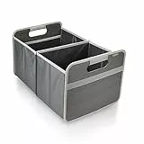 meori Aufbewahrungsbox faltbar Traglast 30 kg - 50cm 32cm 27.5cm Größe L - Granite Grey