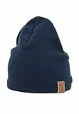 ELKLINE Strickmütze mit Elch-Logo Baumwolle, Farbe:dunkelblau