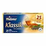 Meßmer Klassik | Hochwertige Schwarztee-Mischung | 25 Teebeutel | Fein-aromatisch