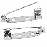 TRIXES 100-teiliges Set mit Brosche-Pins Sichere Verschlussspange für Schmuck Handwerk und Handarbeiten - 25mm Broschennadeln Sicherheitsnadeln