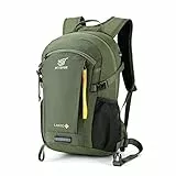 SKYSPER Leicht Wanderrucksack Klein Rucksack mit Rückenbelüftung Trekkingrucksack aus atmungsaktivem 3D Air Mesh Polyester Camping Outdoor Wandern Rucksack