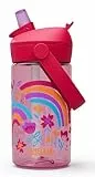 CAMELBAK THRIVE FLIP STRAW KIDS 14OZ Sportflasche – auslaufsicher – kindgerechte Größe – einfacher Trinkverschluss – ideal für unterwegs – Rainbow Floral, Größe: OS