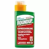 Roundup Express Konzentrat Unkrautvernichter, 400 ml, gegen Unkräuter und Gräser, Ohne Glyphosat, bis zu 500m²