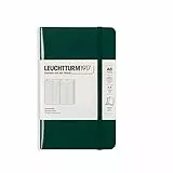 LEUCHTTURM1917 370362 Adressbuch Pocket (A6), Hardcover, Forest Green