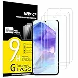 NEW'C 3 Stück für Samsung Galaxy A55 5G für Panzerglas, Frei von Kratzern, 9H Härte, HD Displayschutzfolie, 0.33mm Ultra-klar, Ultrabeständig