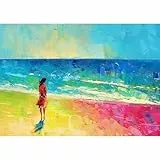 MISITU Puzzle 100 Teile für Erwachsene Puzzle 100 Teile Kunst Puzzles für Senioren, Anfänger und Kinder ab 6 Jahren