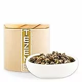 Kaiserliche Jasmin Perlen Grüner Tee aus China | Hochwertiger chinesischer Grüntee mit Jasminblüten getrocknet (80g)