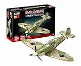 Revell Brick System Iron Maiden Spitfire MK.II Aces High | Klemmbaustein Set 1:18 mit 2802 Teilen | mit Eddie Pilot Figur, beweglichem Propeller & Cockpit | ab 18 Jahren